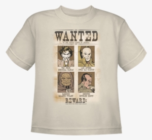 Kids Dc's Most Wanted T-shirt - Lex Luthor Wanted Poster #1911044