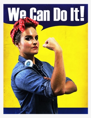 Rosie The Riveter Is A Powerful Symbol In Our Country's - We Can Do It! #1911083