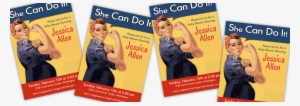 Rosie The Riveter Baby Shower - Rosie The Riveter We Can Do It Magnet #1911125