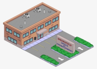 Office Of Unemployment Tapped Out - Springfield Post Office Simpsons #1911544
