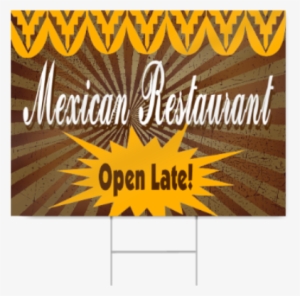 Authentic Mexican Restaurants Sign - Yard Signs #1912127