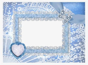 Blue Transparent Picture Frame #1912554