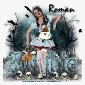 Zombie Girl By Roman Zaric - Illustration #1912844