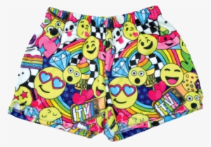 Emoji Party Plush Shorts - Plush #1913209