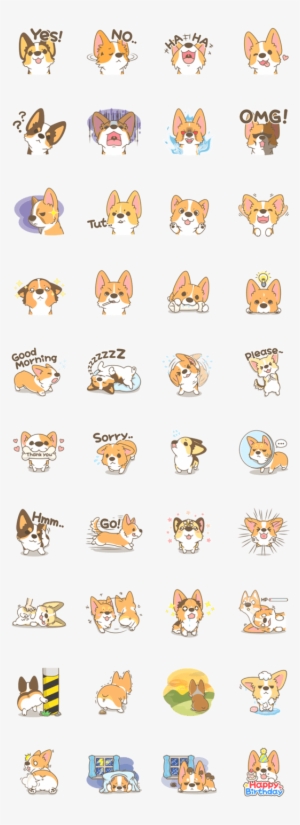 Corgi A Collection By Pon Mei - Line Corgi #1913253