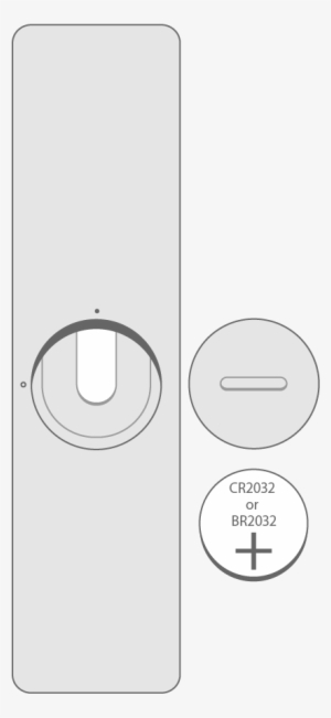 Remove The Battery From Your Apple Remote - Pila Control Apple Tv #1913514