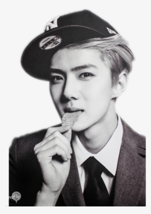 2000 X - Sehun Black And White Png #1914178