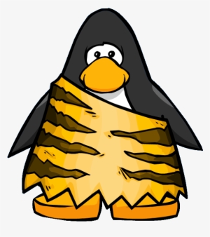 Tiger Cave Toga From A Player Card - Club Penguin Bell #1914200