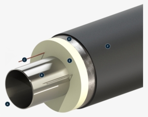 Steel Pipe - Logstor Single Pipe #1914280