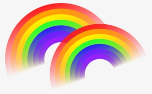 Double Rainbow Clip Art At Clker - Double Rainbow Clipart #1914304