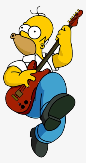 Toto, We're Not In Kansas Anymore - Homer Simpson Playing Guitar #1914743