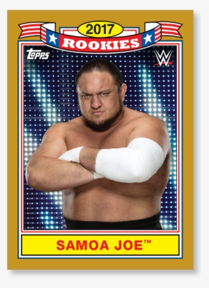 2018 Topps Wwe Heritage Samoa Joe Top Ten Rookies Gold - Wwe #1914975