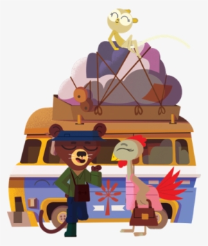 Kids From 6 To 9 Years Old Discover The Island Following - Cartoon #1915120