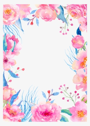 Transparent Background Flower Border #1915311