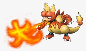 #126 Magmar Used Fire Blast And Fire Spin - Pokemon Fire Blast Png #1915515