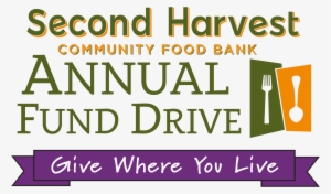 Annual Fund Logo 'give Where You Live' Purple Banner - Calligraphy #1915584