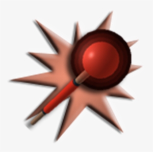 Fire Blast Staff - Sticker #1915588