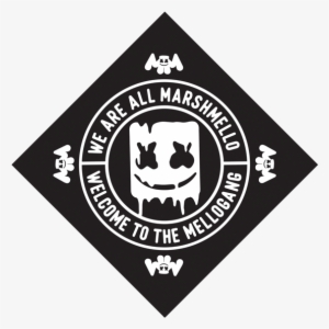 Marshmello Bandana - T-shirt #1916005