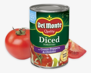 Diced Tomatoes With Green Pepper & Onion - Delmonte Original Stewed Tomato - 14.5 Oz. #1916421