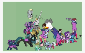 Mlp Group Photo Spring 17 - Cartoon #1916738