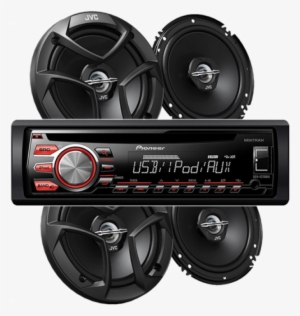 Pak017 Deh-x2700ui 4 Bocinas Jvc - Jvc Car Stereo Speaker, Cs-j620 #1917625