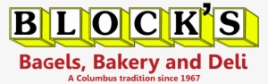 Block's Bagels, Bakery & Deli - Blocks Bagels Logo #1917956