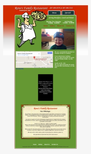 Reno's Family Restaurant & Sarabande Systems Competitors, - Flyer #1918199