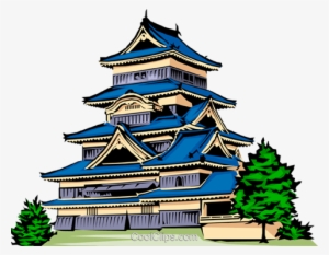Japanese Pagoda Royalty Free Vector Clip Art Illustration - Japanese Pagoda Png #1918815