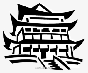 Asian Temple Royalty Free Vector Clip Art Illustration - Asian Temple Png #1919505