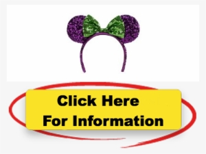 Disney Theme Parks Minnie Mouse Sequin Headband Purple - T-shirt #1919661