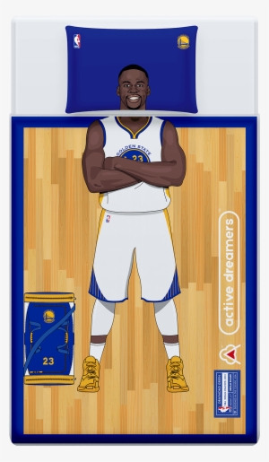 Draymond Green Reversible Blanket & Pillow Case Set - Steph Curry Bed Set #1919883