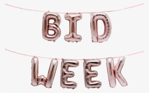 Bid Week Greek Alphabet Balloon Banner Set Fraternity - Fraternities And Sororities #1919913