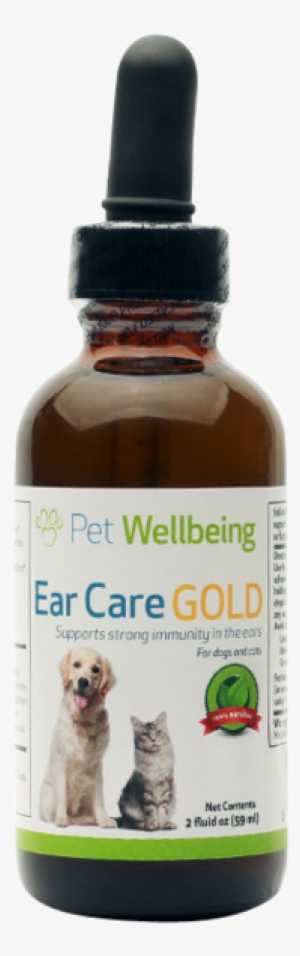 Ear Care Gold Dog Ear Infections - Pet Wellbeing - Ear Care Gold For Cats - Natural Immune #1919967