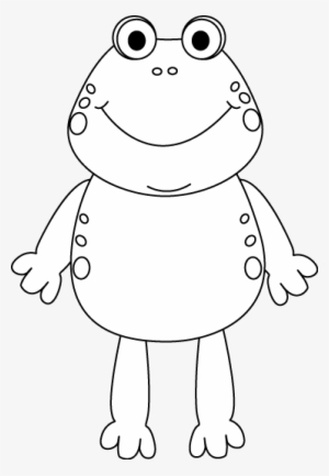 Black And White Frog Clip Art - Clip Art #1920623