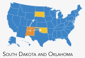 Sd And Ok - Hillary And Trump States #1920961
