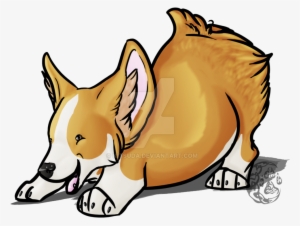 Pembroke Welsh Corgi Clipart At Getdrawings - Chibi Corgi #1921621
