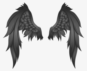 Black Wings Transparent Png Image #1922625
