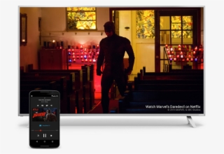 Behind Chromecast, To Speakers, Android Tvs, Game Consoles - Daredevil Netflix #1922779