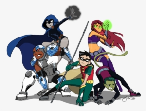Go Some Teen Titans Fan Art Since I'm Re- - Cartoon #1922802