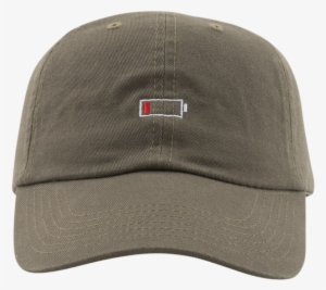 Low Battery Hat Olive - Baseball Cap #1922829