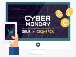 Cyber Monday Cashback Shopbuddies - Graphic Design #1923647