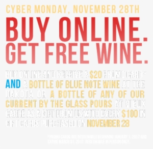Buy Online, Get Free Wine On Cyber Monday - Talk To You My Day Gets A Whole Lot Better #1924220
