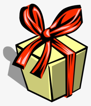 Vector Illustration Of Gift Present With Red Ribbon - Este Regalo Es Para Ti Abrelo Whatsapp #1924489