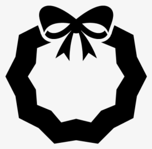 Christmas Ornament With Ribbon Vector - Christmas Shape Png #1924534