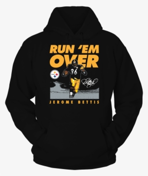 Run 'em Over Jerome Bettis T-shirts & Gifts - Tennessee Tech Golden Eagle #1924766