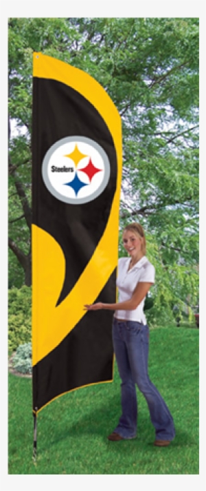 Pittsburgh Steelers Nfl Huge Vertical Indoor Outdoor - Feather Flag Notre Dame #1924832