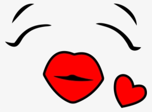 Female Heart Love Kiss Smiley Face Emoji E - Smiley Face #1924834