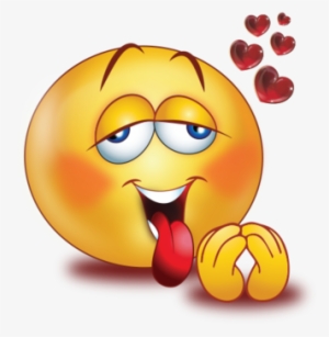 In Love With Red Glossy Flying Heart - Emoticon #1924941