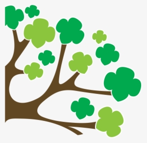Girl Scout Trefoil Tree - Clip Art Girl Scout Trefoil #1925142
