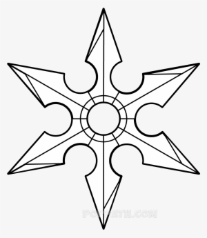 Jpg Transparent Download How To Draw A Pop Path Weaponsshurikenpng - Shuriken Drawing #1925543
